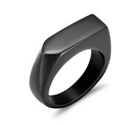 Cremation Rings for Ashes Simple Square Band Ring Keepsake Arrow Band Finger Ring Holder Ashes for Pet Human Memorial Urn Ring for Men Women