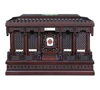 Cremation Urn for Ashes Funeral supplies, solid wood material, moisture-proof, can store human ashes for a long time, perfect souvenir, exquisite decoration, 33.5 * 22 * 22.5cm