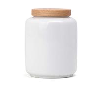 Cremation Urn for Ashes Memorial Hall Pet Urns Ashes,Cinerary Casket,Small Pet Souvenirs For Cats And Dogs, Handcrafted Bamboo Can Lid Ceramics Moisture ProofCorrosion Protection Seal Display At Hom