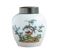 Cremation Urn for Ashes Memorial Hall Pet Urns Ashes ,Cinerary Casket ,Small Pet Souvenirs For Cats And Dogs, Handcrafted Metal Cover Ceramics Moisture Proof Corrosion Protection Seal Display At Home