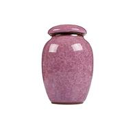 Cremation Urn for Ashes Mini Funeral Urn for Adult&Pet Ashes,a variety of candy colors,Human small Memorial Urns,Handmade Ceramics Keepsake,Burial Urn at Home or Cemetery,dog,cat (Color : Violet)