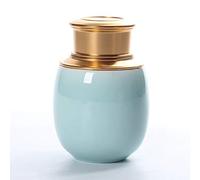 Cremation Urn for Ashes Mini Memorial Hall Pet Urns Ashes ,Cinerary Casket ,Small Pet Souvenirs For Cats And Dogs, Handcrafted Metal Cover Ceramics Moisture Proof Corrosion Protection Seal Display At
