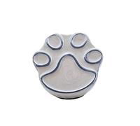 Cremation Urn for Ashes Mini urn exquisite small cremation for small amount human ash adult children ash storage tankAluminum material material beautiful souvenir (white color, paws) (Color : A)