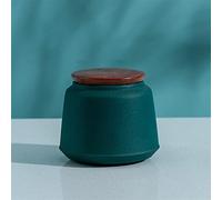 Cremation Urn Pet Black Cremation Urns For Pet Human Ashes Ceramic Urn Small Keepsake Funeral Casket Pet Memoria Urne Keepsake Urns For Ashes 90973(Green)