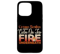 CREME BRULEE ENERGY CALM ON TOP FIRE UNDERNEATH Case for iPhone 15 Pro Max