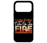 CREME BRULEE ENERGY CALM ON TOP FIRE UNDERNEATH Case for iPhone 17 Pro Max