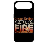 CREME BRULEE ENERGY CALM ON TOP FIRE UNDERNEATH Case for iPhone Air