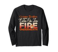 Creme Brulee Energy Calm ON TOP FIRE Underneath Long Sleeve T-Shirt