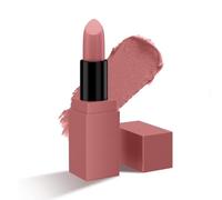 Crème De La Matte Lipstick | Matte & Highly Pigmented | Smudgeproof & Transferproof | 12H Long-Lasting Wear | Lightweight & Non-Drying Formula (01 Sparkly Rosé, 4.2g)