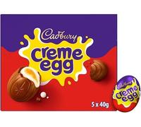 Creme Egg Chocolate Range Multipacks & Large Egg Variations - Best Easter Gift 2026 (Cadbury Creme Egg 5 Pack 200G)