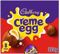 Creme Egg Chocolate Range Multipacks & Large Egg Variations - Easter Gift For Family & Friends (Cadbury Creme Egg Chocolate Eggs 8 x 320g)