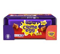 Crème Egg Milk Chocolate Tablet 123g (Pack of 16 Bars)