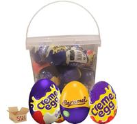 Creme Eggs Chocolate Gift Box - 36 Assorted Chocolate Eggs 40g (12 Caramel, 12 Original, 12 White Chocolate)