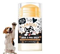 Crème nourrissante du nez pour animaux de compagnie - chiens de baume de patte lèche en toute sécurité | Balm de toilettage à patte d'hydratation naturelle pour la neige plage de la plage à la maison