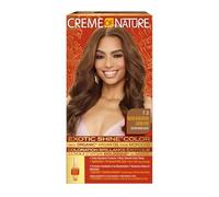 Creme of Nature Argan Womens Gel Hair Colour 7.3 Medium Warm Brown | Moroccan Argan Oil Dye for Curly, Frizzy and Kinky Hair, 100% Covers White Hair