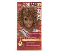 Creme Of Nature Exotic Shine Permanent Hair Colour Light Caramel Brown,9.2