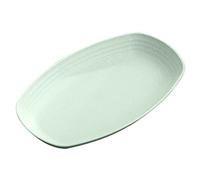 Cremlank Large Serving Platters - Oval Serving Plates, Dinner Plates Serving Dishes for Mother's Day, Party, Meat, Appetizers, Dessert Green