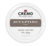 CREMO - Barber Grade Hair Styling Sculpting Clay For Men - High Hold & Matte Finish - 113g