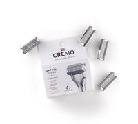 CREMO - Barber Grade Razor Blade Refills for Men - Premium Shave - Pack of 4 Blades Refill