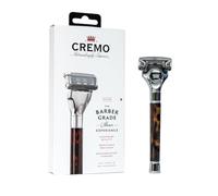 Cremo - Barber Grade Razor for men - Tortoise shell Handle - With Extra Refill - Fights Razor Burn