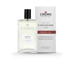CREMO Bourbon & Oak Eau de Toilette for Men - Woody & Ambery - 100ml