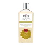 CREMO Sage & Citrus Body Wash for Men - Green & Aromatic - 473ml | Made in France, this rich-lathering shower gel cleanses and moisturizes; A multi-layered fragrance with a refined scent