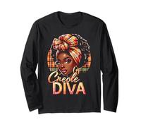 Creole Day St. Lucia Diva, Jounen Kweyol, Madras Women's Long Sleeve T-Shirt