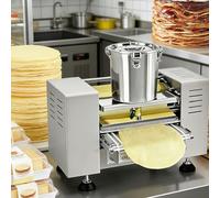 Crepe Cake Making Machine, Commercial Egg Skin Maker with Adjustable Thickness, Efficient Motor, Uniform Heating for Pizza, Tortilla & Layer Cakes