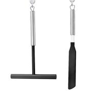 Crepe Cooking Utensils - Pancake Scraper and Distributor Set, Durable Non-Stick Material, Ergonomic Handle, Easy Clean Design | Practical Metal Baking Tools for the