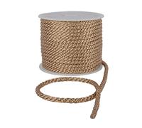 Crepe Cord - 6mm Premium Cotton Rope, Strong Macrame Cord for DIY Craft Projects, Piping Cord for Cushions, Nylon Drawstring Cord, Durable & Multi-Purpose Cotton Nylon Strong String (Taupe,10m)