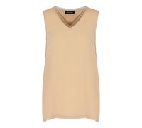 Crepe de chine tank top - female - Fabiana Filippi - Tunics - Beige - M - Blouses & Shirts M