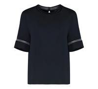 Crepe de Chine Top - female - Fabiana Filippi - T-Shirts - Blue - M - Tops M