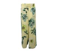 Crepe de Chine Trouser Pisa Model - female - PINKO - Wide Trousers - Multicolor - S - Trousers S
