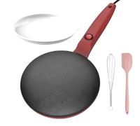 Crêpe Pancake Stove, Non-Stick Pancake Maker -Electric Crêpière 7.8 Inch Automatic Temperature Control