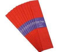 Crepe Paper 3 metre x 0.5 metre Colourfast Acid Free - Red - Choose Quantity (Red, 1 Sheet)