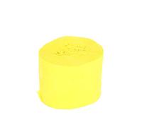 Crepe Paper Pastel DIY Scrapbooking Craft, 3.5cm*10m Crinkled Paper Streamer Roll Wrapping Decoration(Yellow)