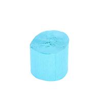 Crepe Paper Pastel DIY Scrapbooking Craft, 3.5cm*10m Crinkled Paper Streamer Roll Wrapping Decoration(Blue)
