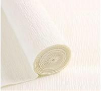 Crepe Paper Roll 8.2ft Long 17 Inch Wide for Wedding Ceremony Various Large Festivals Decoration (White)