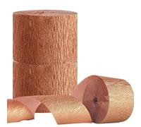 Crepe Paper Rose Gold Party Streamers for Birthday Wedding Festival Ornament Graduation Colorful Candyland Party Backdrop Rainbow DIY Supplies Art Crafts