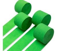 Crepe Paper Streamers 4 Rolls 328ft, Pack of Crepe Paper
