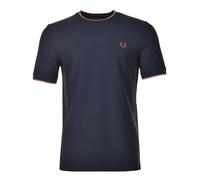 Crepe Pique T Shirt Navy, Medium
