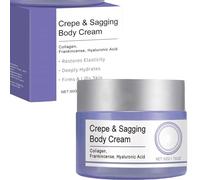Crepey Skin Cream, Skin Tightening Cream with Collagen & Hyaluronic Acid, Firming Hydrating Overnight Toning Body Cream for Arms, Neck, Legs, Smooths Wrinkles, Lifts Saggy Skin (1Pcs)