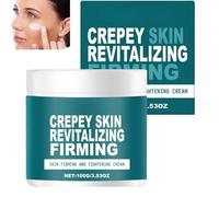 Crepey Skin Revitalizing Firming Cream, Crepey Skin Repair Treatment, Skin Tightening Cream Body for Loose Skin, Anti Aging Moisturizer, Strawberry Skin Care Cream, Fast-Absorbing Firming Body (1pcs)