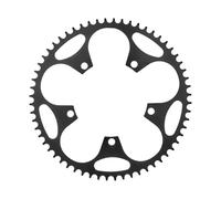 Crepundia Bike Chainring for Mountain/Road Bike, 110 130 BCD Chainring 36T 38T 40T 42T 46T 50T Narrow Wide Road Bike Crown 5 Bolts For Folding Bicycle(52T,130BCD)
