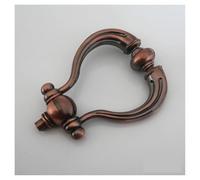 Crepundia Vintage Antique Drawer Ring Pull Handles, Retro Simple Door Knocker Luxury Door Knock Ring Handle Zinc Alloy Door Knobs and Pulls Furniture Decor Hardware(Honggu)