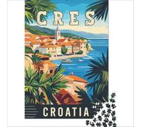 Cres in Croatia 1000 Piece Jigsaw Puzzle | perfect indoor activity for a rainy day when the weather keeps the whole family at home all afternoon38x26cm