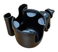 Crescendo CR20 Mic Stand Drink Holder with Phone for Mic Stands - Versatile and Durable - Mic Stand Cup Holder, Also Music Stand Accessories and Drum Set Cup Holder for Stage and Practice