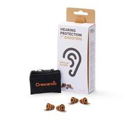 Crescendo Shooting Earplugs for Shooting.Filters Suppress Explosion and Shots Whilst Keeping situational Awareness. 33dB Peak Impulse Reduction, Best Protection for Shooting and Hunting