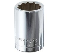 Crescent 1/2" Drive 12 Point Standard SAE Socket 11/16" - CDS57N