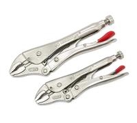 Crescent 2 Piece Curved Jaw Locking Plier Set
